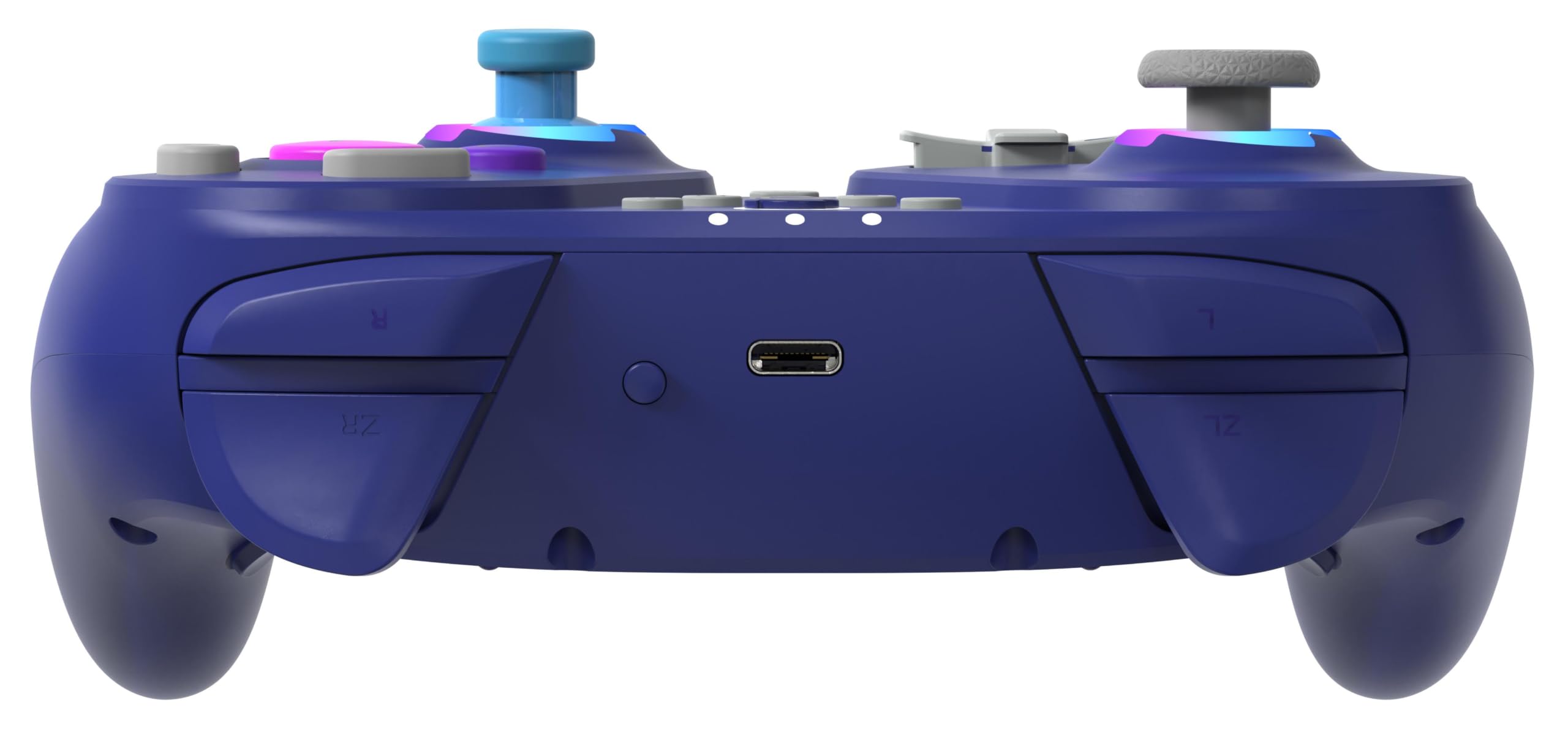 Oniverse Kabelloser Controller für Switch/Switch 2/Gamecube/PC/Mobil, 13 Stunden Akkulaufzeit, Hall-Effekt-Joysticks und Trigger, Gyroskop, Makrotasten, Turbo-Modus, 4 LED-Modi – Foenix (Violett)