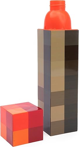 Miniatura 2 de Minecraft Botella de agua GREEN OR RED Kids Mobs Torch Sports Travel Mug Flask 22.0fl oz