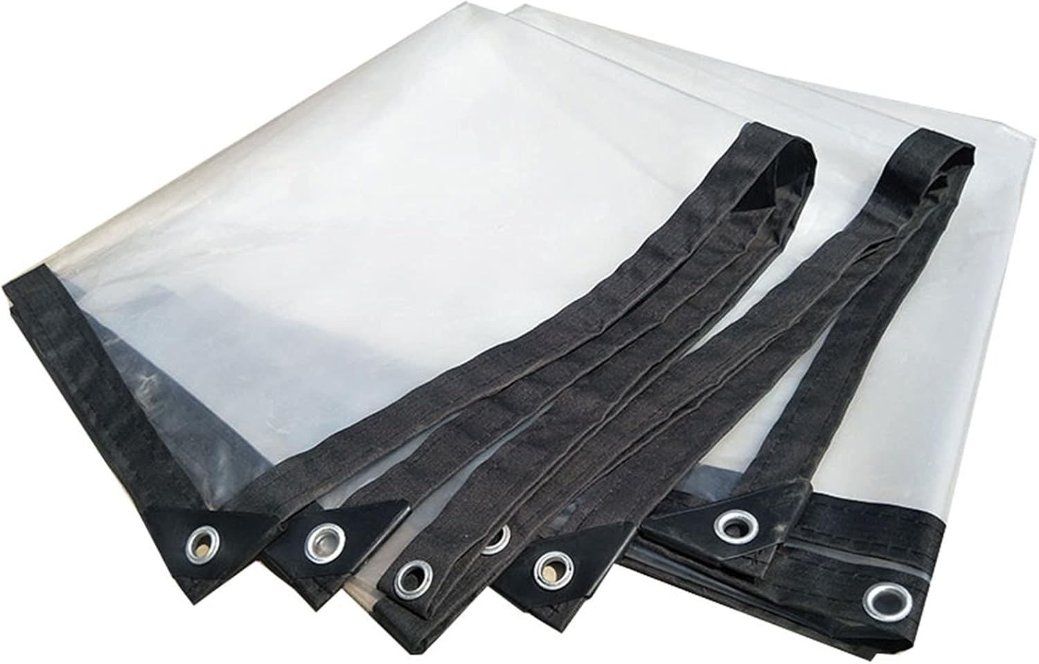 Thick Waterproof Plastic Tarpaulin Heavy Duty Clear Tarp Taped Edge