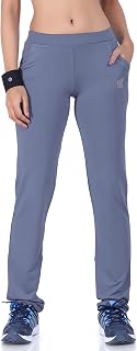 LAASA® Sports Women Regular Fit Activewear Track Pants | Loose Fit Workout Pant for Women | Quick-Dry | Two Pockets Price In India