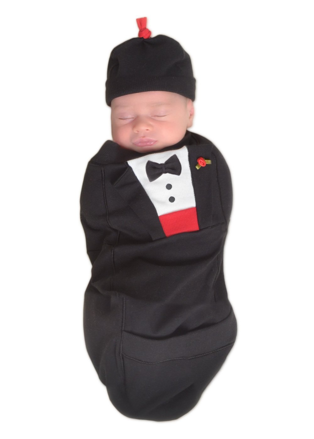 Cozy Cocoon"Super Easy Swaddling" Outfit with Matching Hat