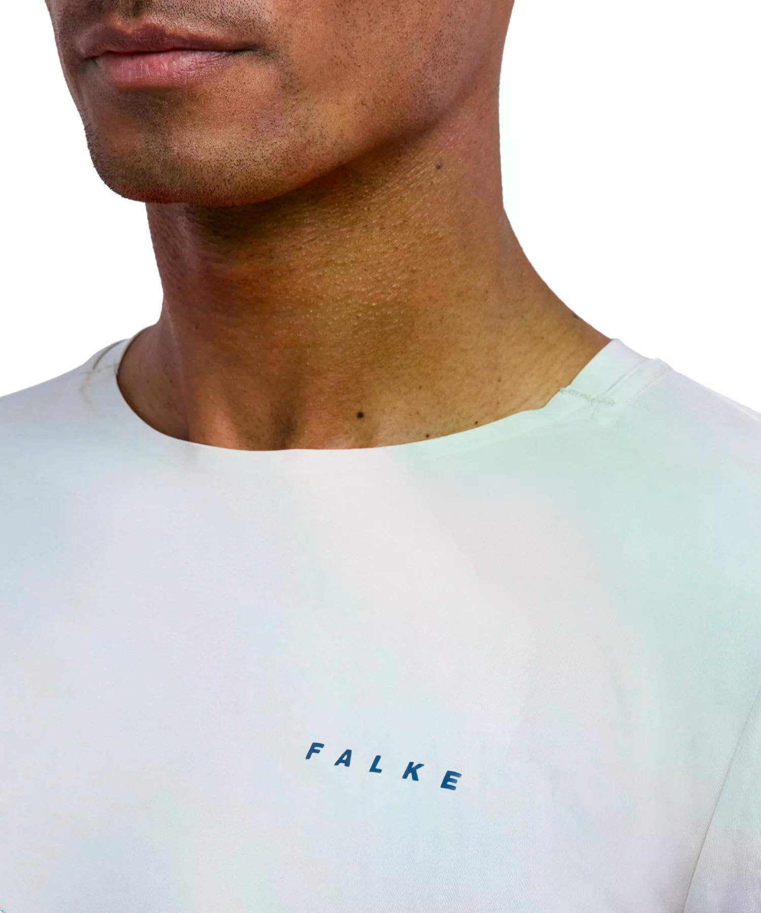 FALKE Running Tee M S/s Sh fil fonctionnel 1 pièce, T-Shirt Homme, Blanc White 2000, M