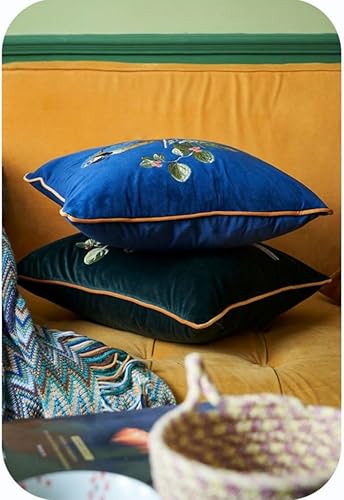 Miniatura 4 de Funda de almohada de lujo con bordado de leopardo, funda de cojín de tela de terciopelo bordada dorada, funda de cojín decorativa con estampado de