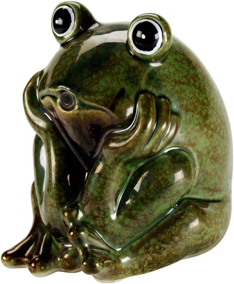 AQUANIQUE Ceramic Frog Spitter
