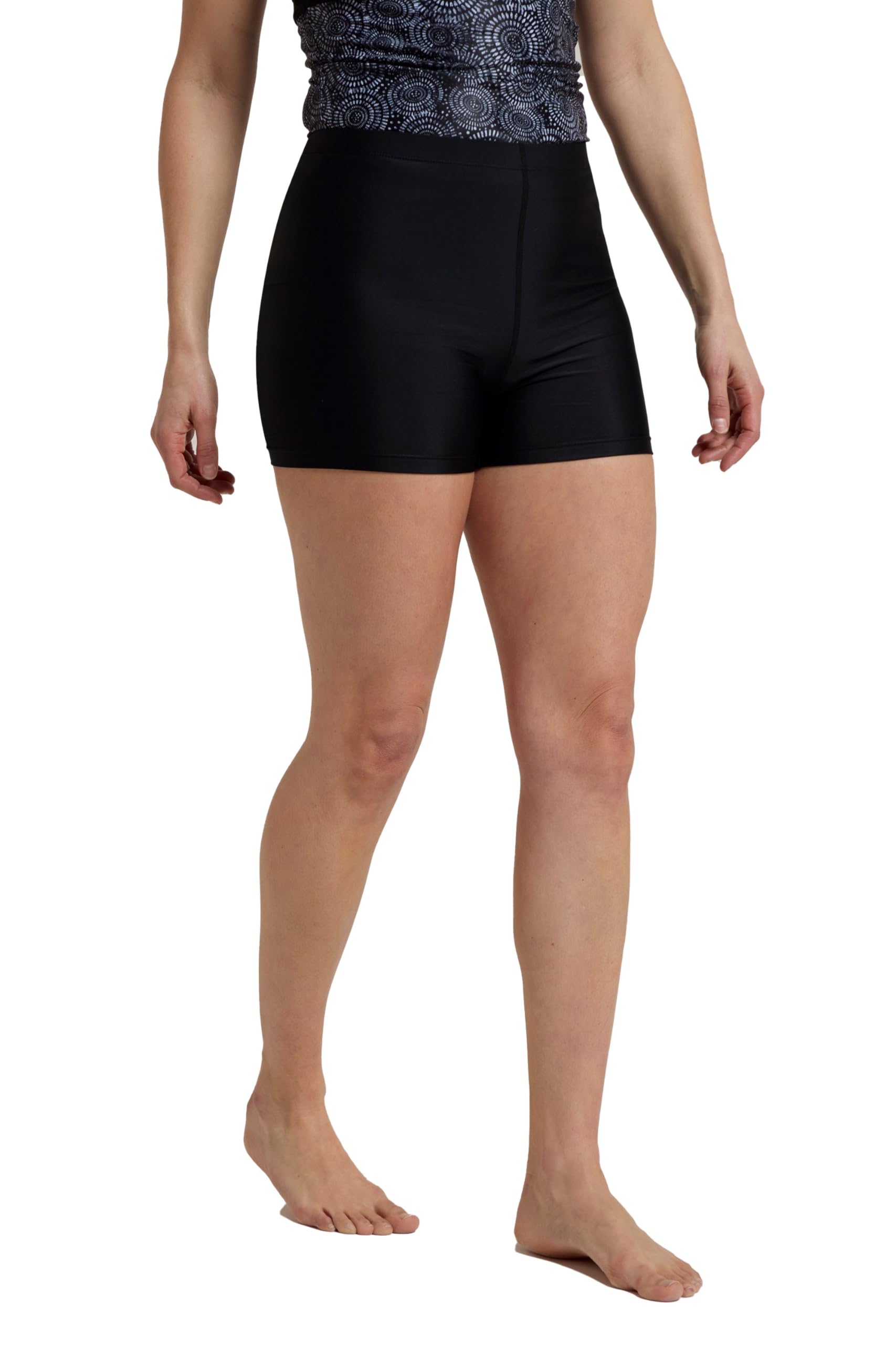 Mountain Warehouse Women's Black Active Short Swimsuit Bottoms - Stretchy Chlorine & Saltwater Resistant Pants - Spring Summer, Beach, Swimming, Pool, Water Sports 12