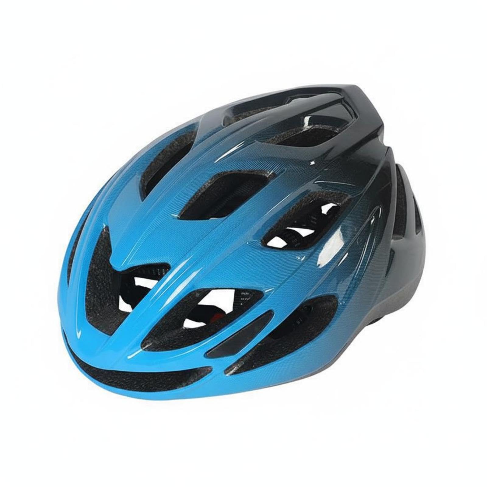 Bike Helmet Aerodynamic Bicycling Helmet Glossy Finish Head Protection Blue Black Gradient | Helmets | Helmets & Protective Gear | Cycling-image-35