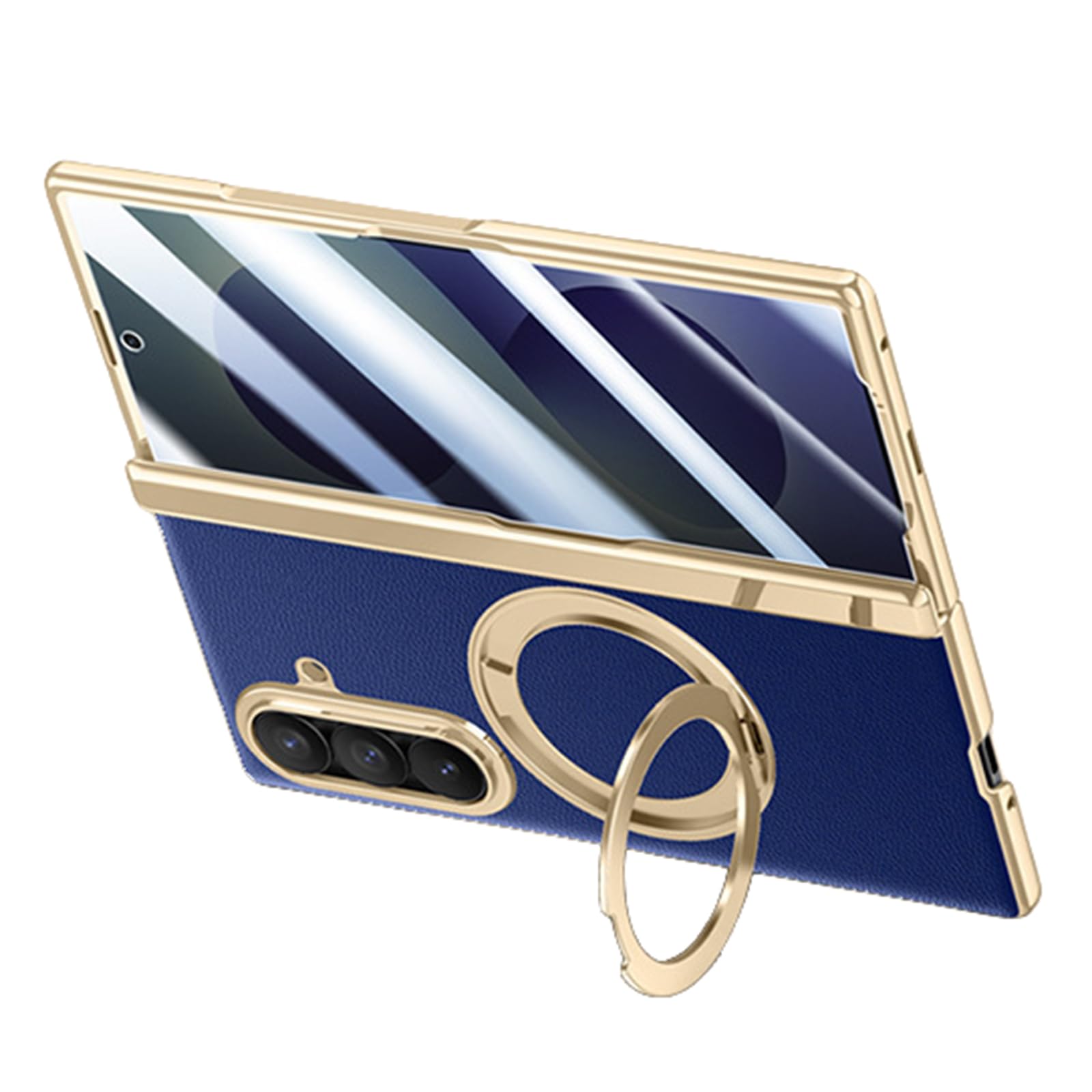 Custodia magnetica per Samsung Galaxy Z Fold 8 Ultra Anti-Peep supporto in pelle