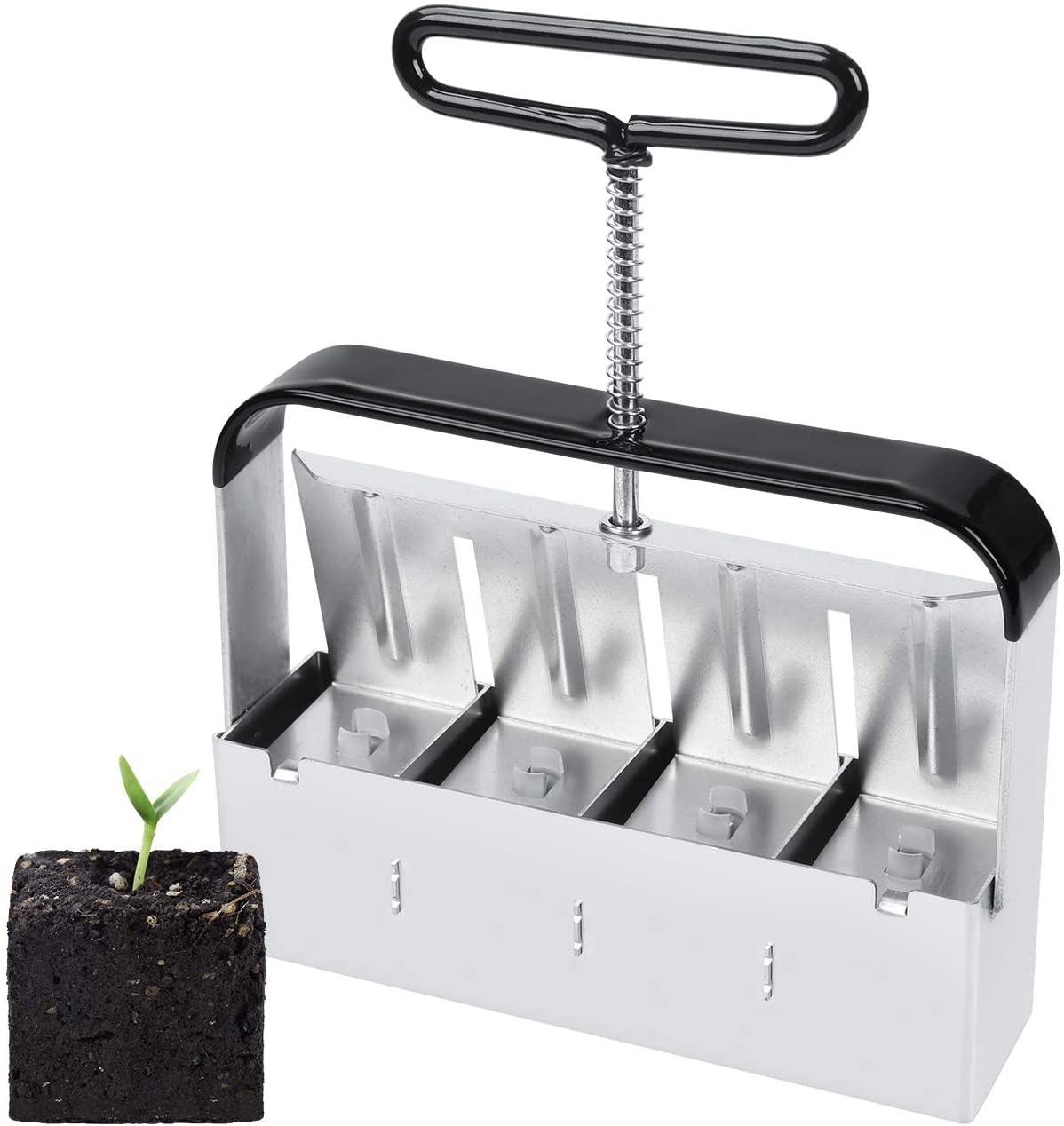 Equipement plateau de germination avec outil de blocage de sol manuel 4 pièces