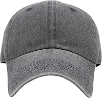 Vista 100 de KBETHOS® Gorra de béisbol de algodón ajustable de algodón con corona baja clásica Pigmento rojo teñido