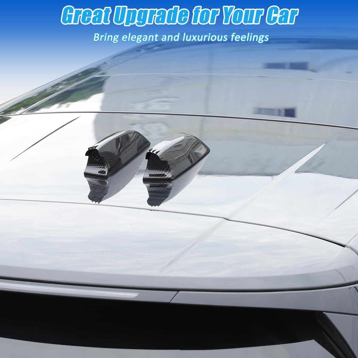 Car Shark Fin Antenna Cover Roof Aerial for Land Rover Range Rover Vogue L460 2023-2025 Vehicle Shark Fin Shape Cover for Range Rover Sport 2023-2025 Auto Cars Antenna Accessories