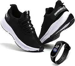 Tenis Masculino Academia Corrida Treino Esportivo Caminhada Confortavel e Leve + Relógio Digital