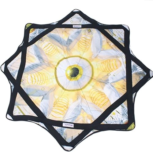 Miniatura 6 de Mougee Classic Flow Star - 27 pulgadas de diámetro - Patrones vibrantes (Zebradelic)