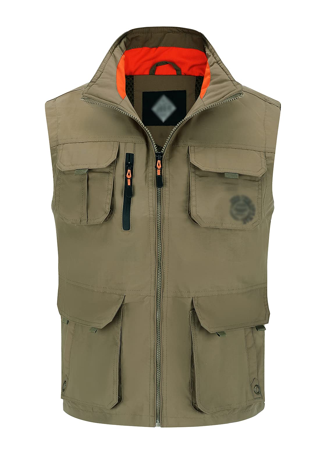 Hbufnha Mens Lightweight Vest Work Travel Safari Sport Jacket Padded Puffer Vest