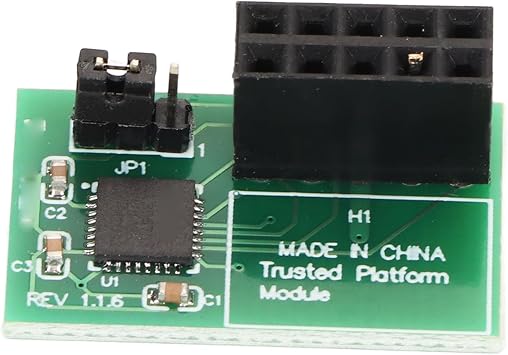 TPM 2.0 Module, SPI Interface Stable High Safety 9670 Chipset, 10Pin SPI Module for AOM TPM 9670H, Designed for AOM TPM 9670H