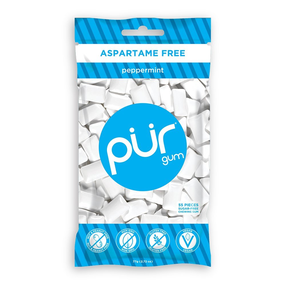 Pur Gum Peppermint Gum 60 Piece (12x80 Grams)