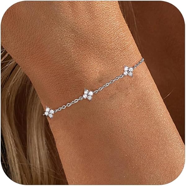 Aidenn Armband mit Cubic Zirkonia Blumen