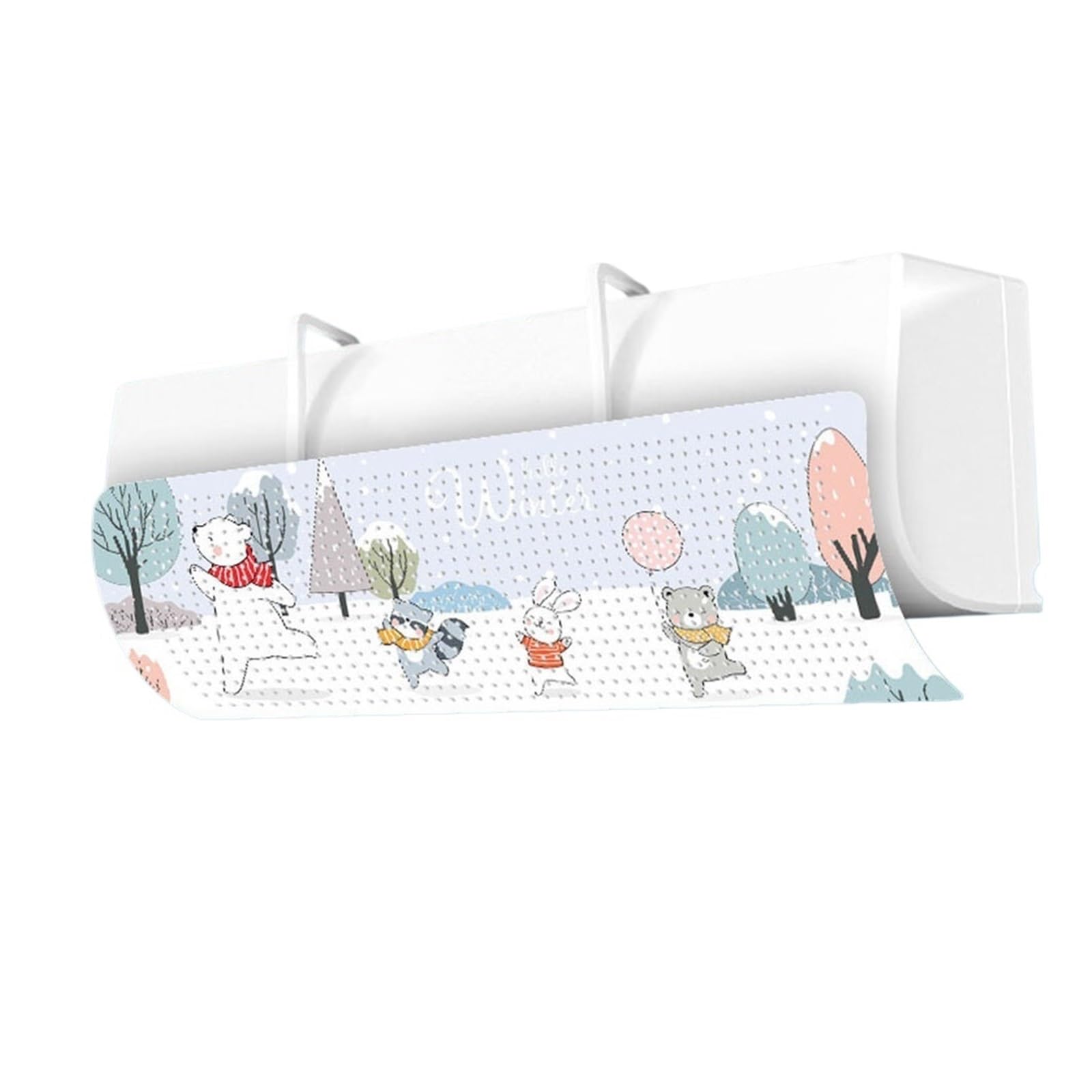 Txnbiupcz White Universal Hanging Air Conditioner Wind Deflector