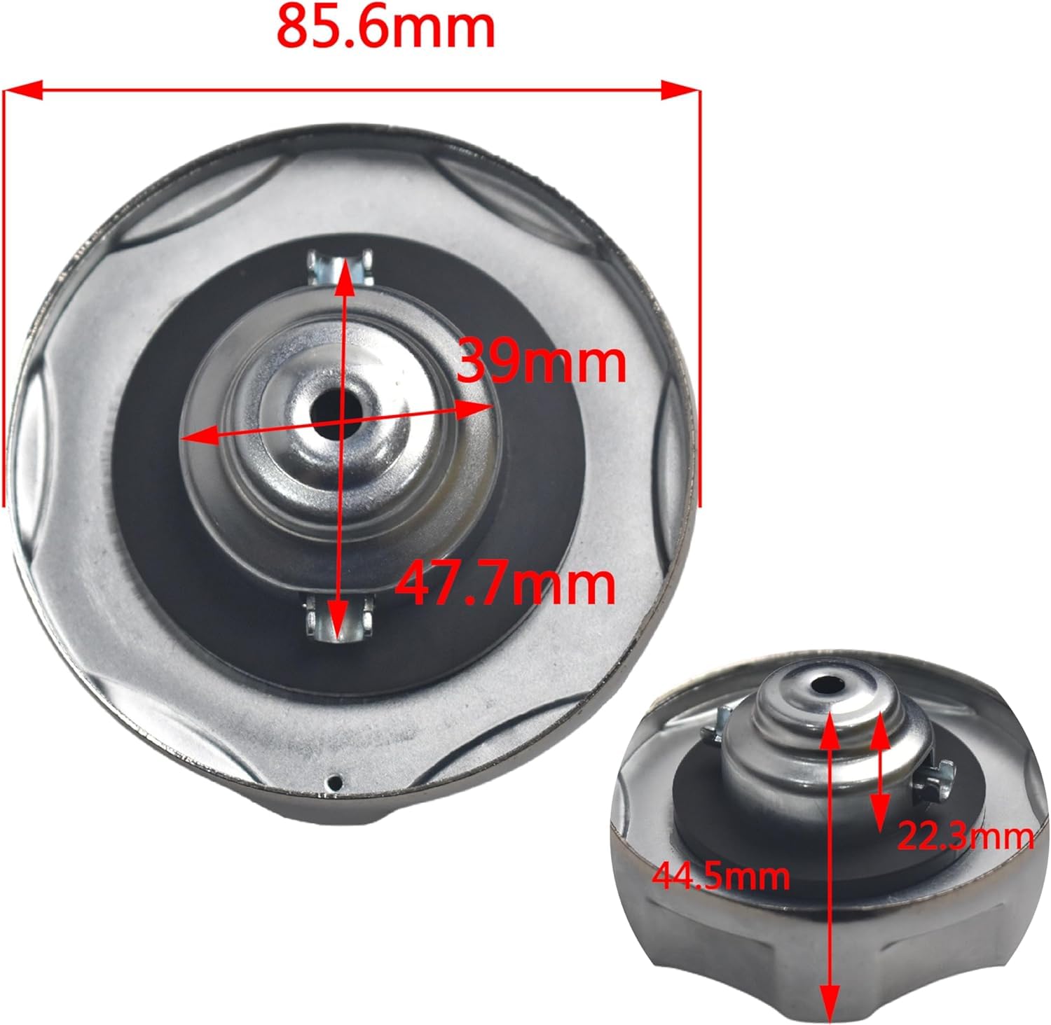Metal Fuel Cap King Size Fit for Honda GX160 GX200 GX270 GX390 fuel tank for Predator 196cc 212cc engine for Coleman CT200U CT200UEX BT200X Fuel Tank