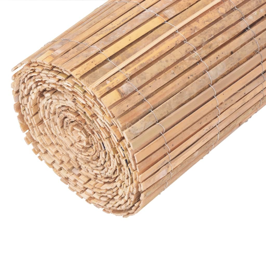 Canisse Brise Vue Bambou, Clôture de Jardin Bordure de Jardin 1000 x 50 cm