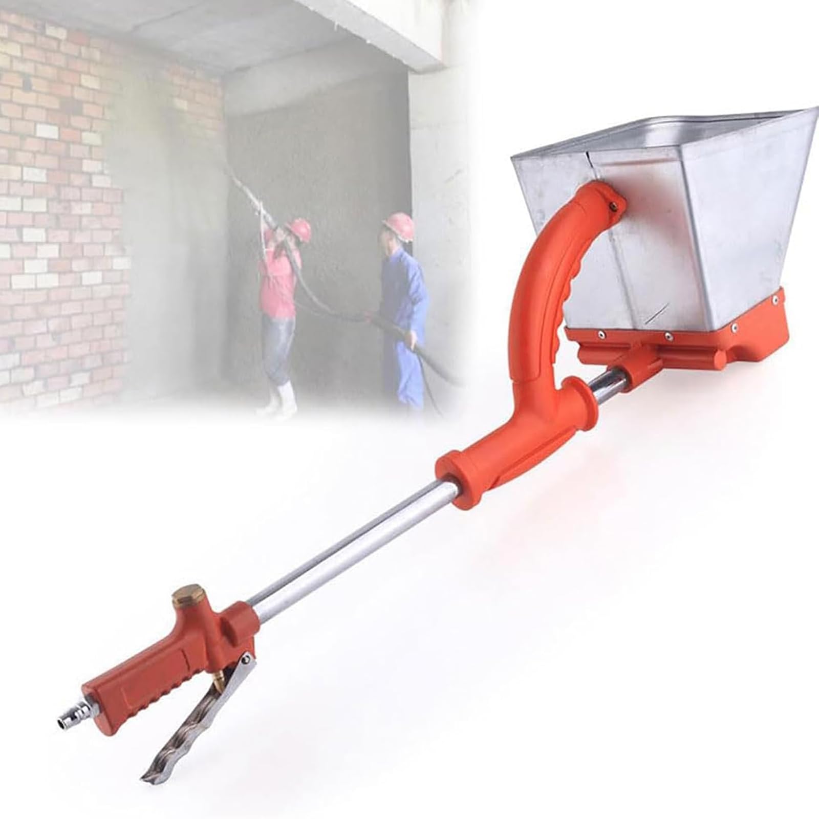 Pistolet à mortier mural multifonction avec pulvérisateur à 4 trous haute pression