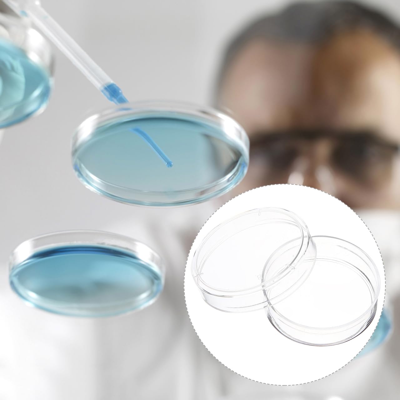 iplusmile 30 Stücke Petrischale Mit Deckel: Aus Kunststoff, Transparent, 35mm - Ideal Für Schule, Labor, Zellkultur, Mikrobiologie Und Wissenschaftliche Forschung