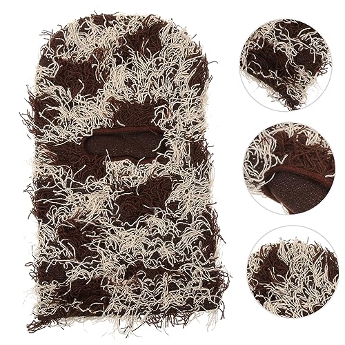 Máscara de esquí de tejido suave con diseño camuflado para hombre y mujer, protector facial completo resistente al viento, cálido y transpirable, ideal para actividades al aire libre en climas fríos miniatura 5