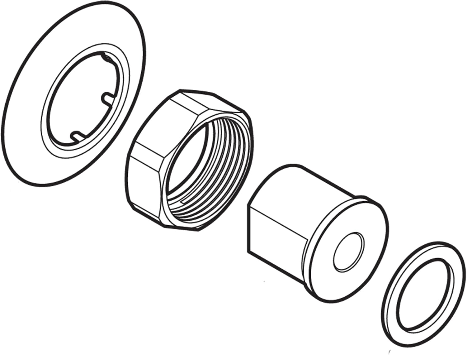 Moen 52020 Commercial Escutcheon and Gasket