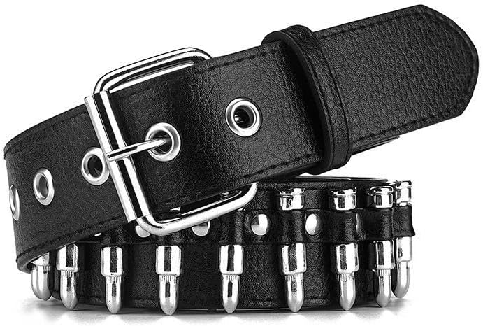 バレットベルト Y2K 弾丸ベルト グランジ 平成 韓国 ロック 黒