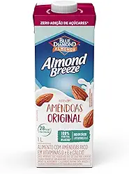 Piracanjuba Almond Breeze - Alimento com Amêndoas Zero Açúcar, Rico em Vitamina E e D e Cálcio, 1l