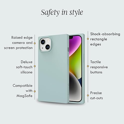 Miniatura 3 de Cocomii - Funda rectangular compatible con iPhone 14 Pro - Compatible con MagSafe, silicona suave al tacto, forro de microfibra, mate, funda