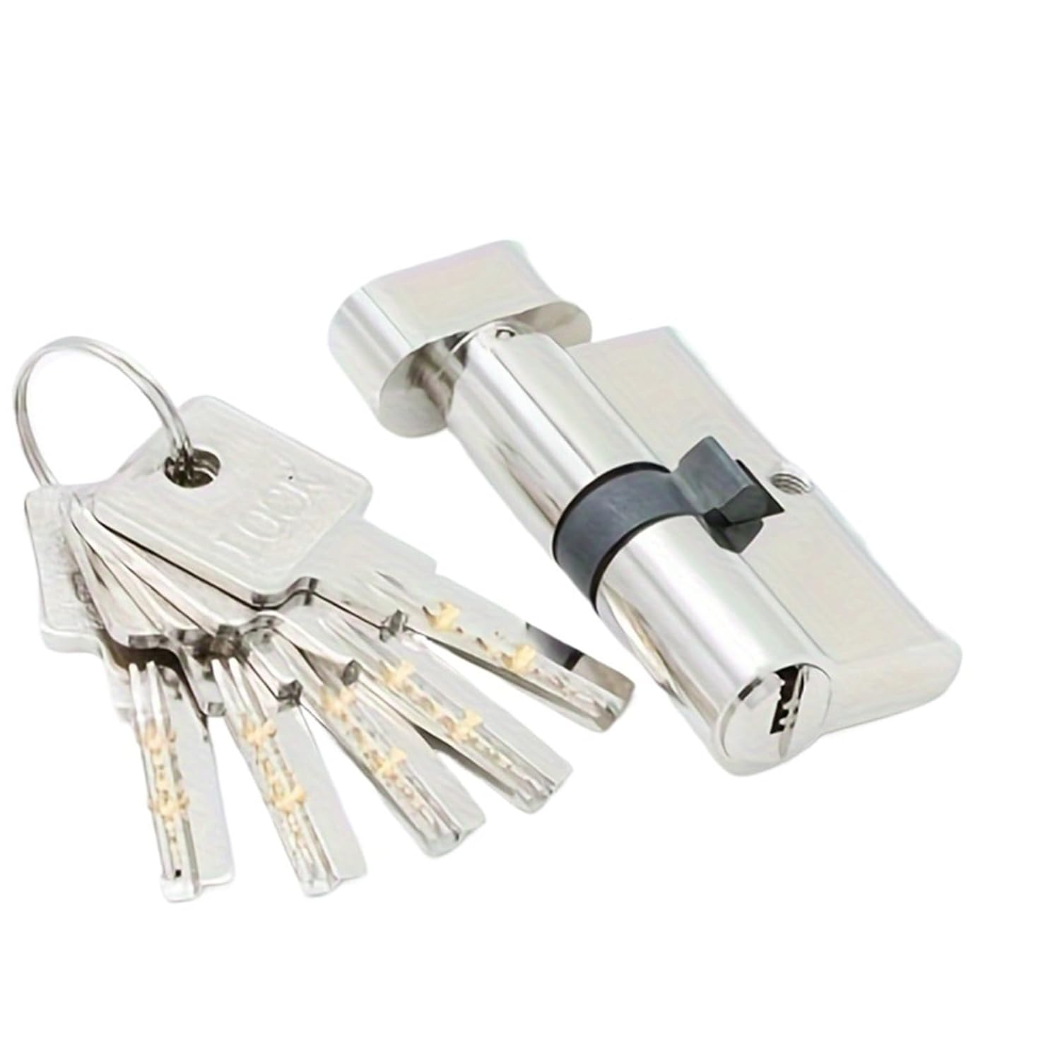 All Copper Lock Core at The Entrance of The Door Indoor and Outdoor Brass 5keys 1Pcs(50mmz 25 and25mm)