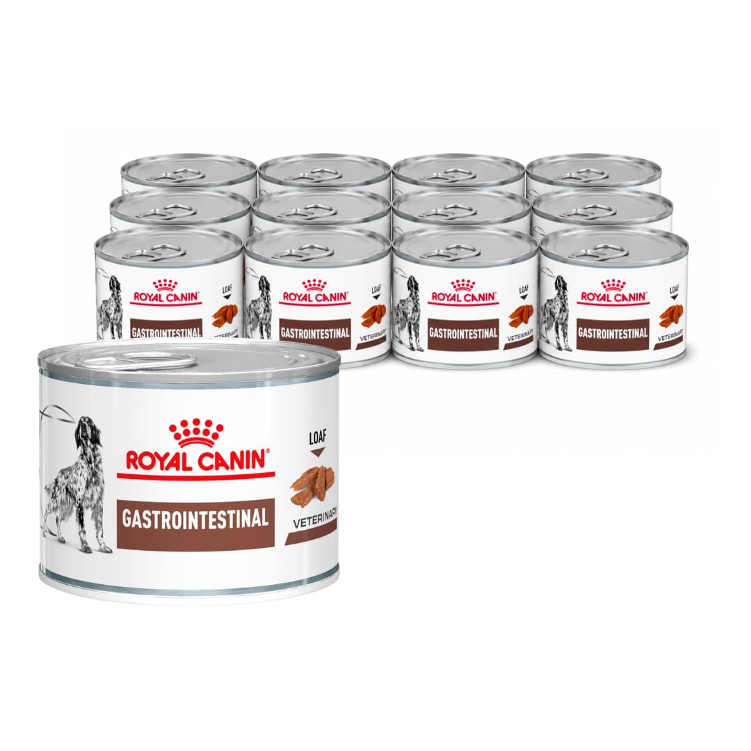 ROYAL CANIN Veterinary Gastrointestinale Mousse | 12 x 200 g | Komplettnahrung für ausgewachsene Hunde | zur Unterstützung der Verdauung | mit hohem Energiegehalt