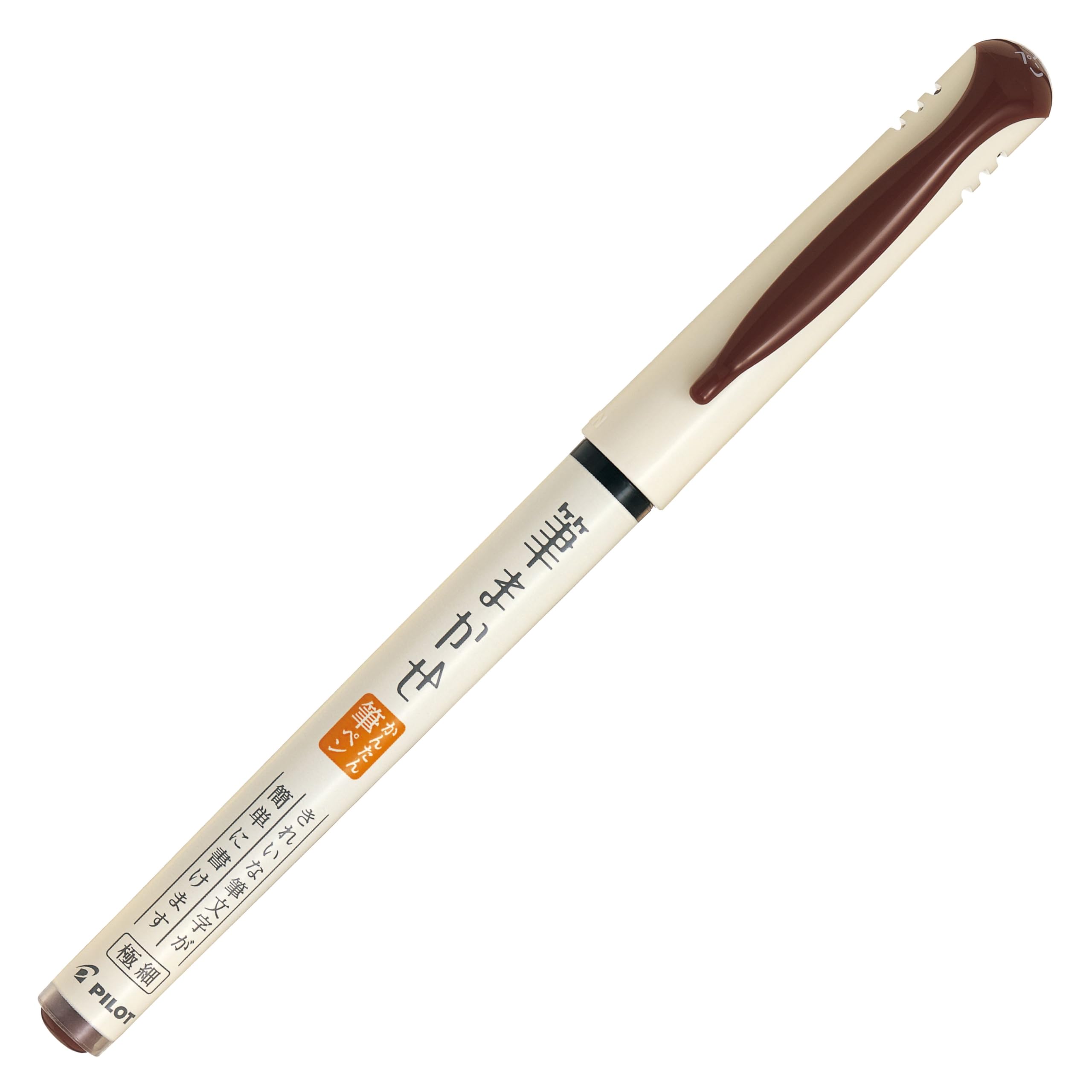 PILOT SVFM100EF5SP Brush Pen, Fine Point, Sepia, 5 Pieces : Office Products