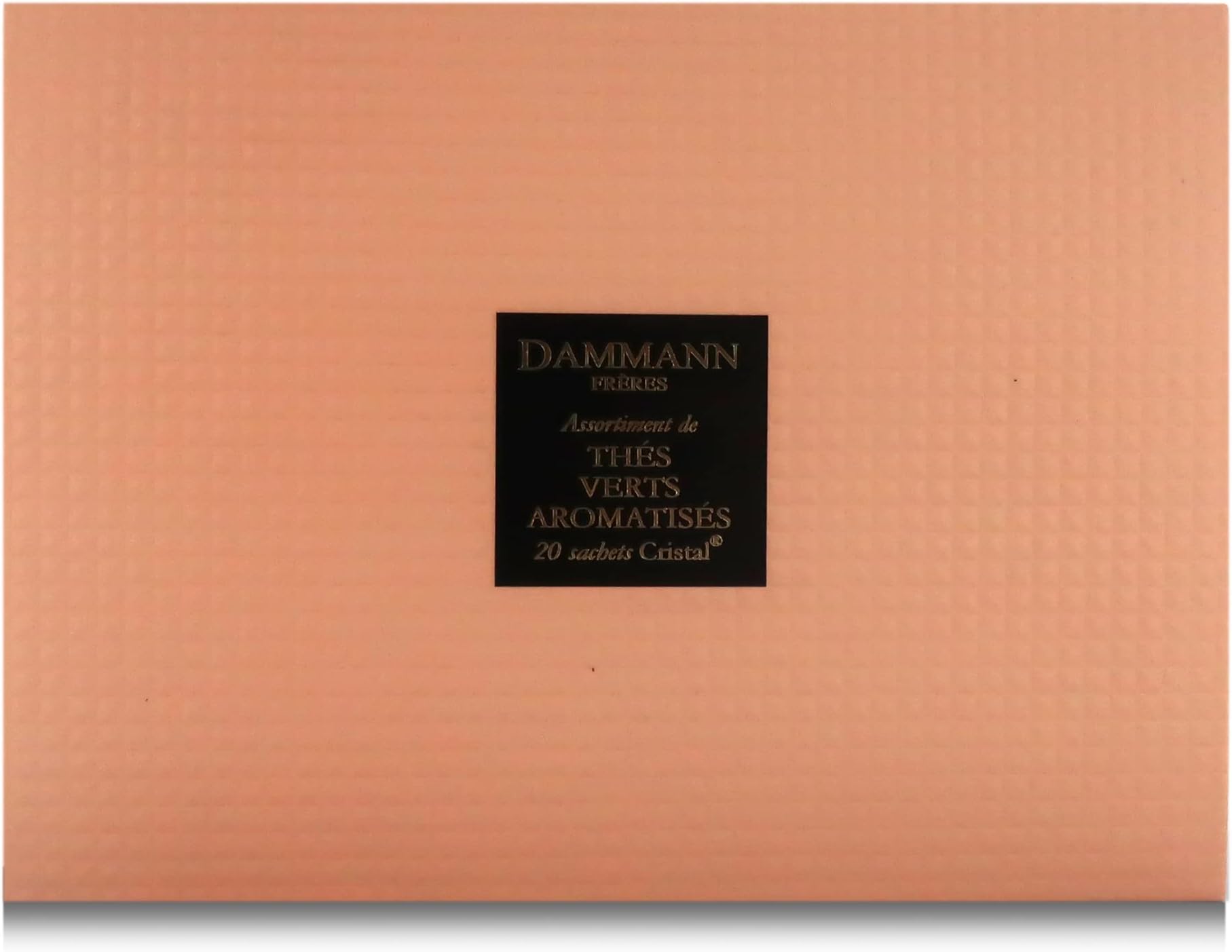 Elegant Tea Tasting Gift Set ''Quartz'', 5 Flavoured Green Teas, 20 Teabags, Tot. 40 Grams, Dammann Frères