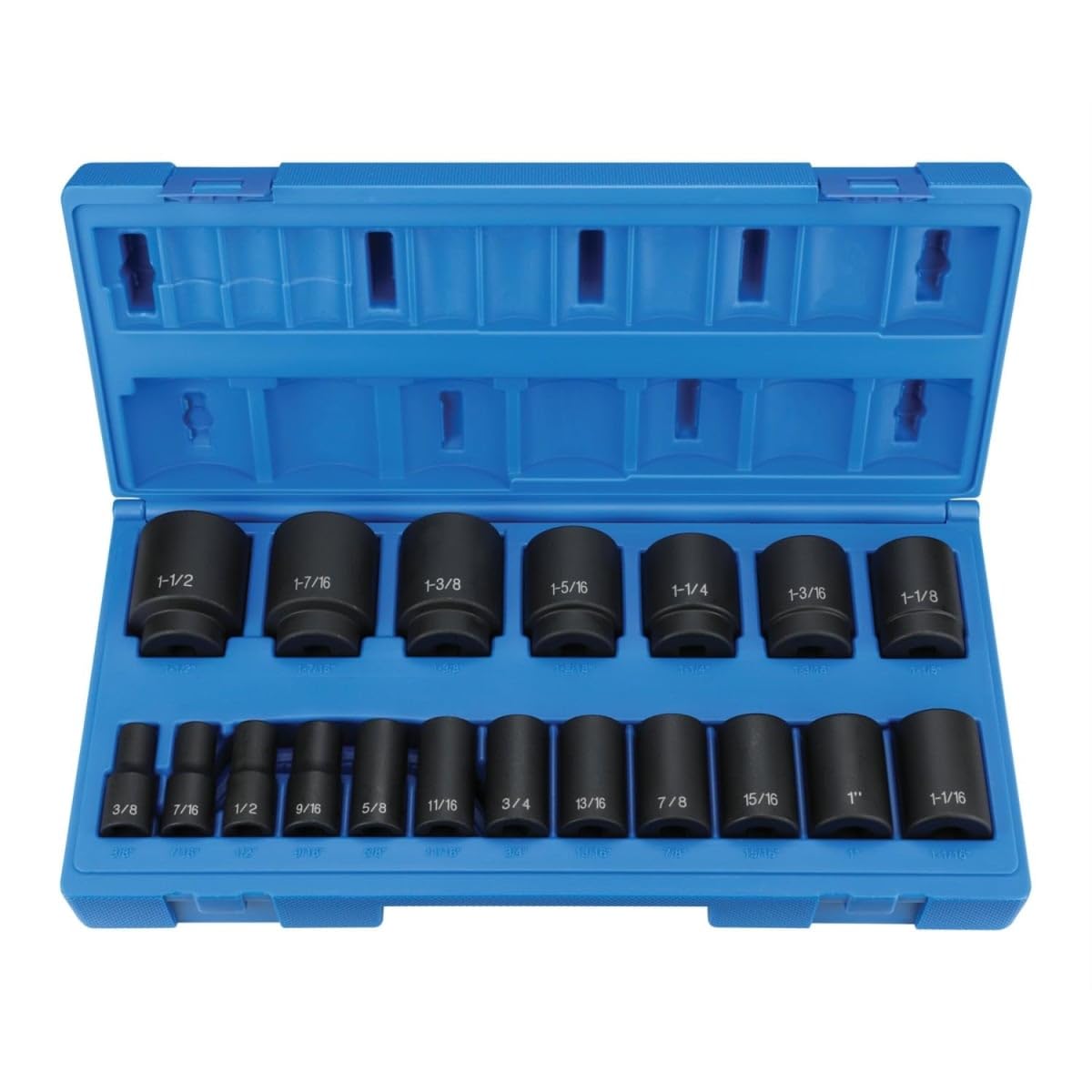 Grey Pneumatic GRE1319SD 0.5 in. Drive Semi-Deep Fractional Set