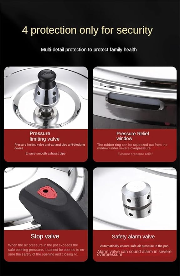 Olla a presión acero inoxidable KNPSJJRHF 6 L miniatura 7