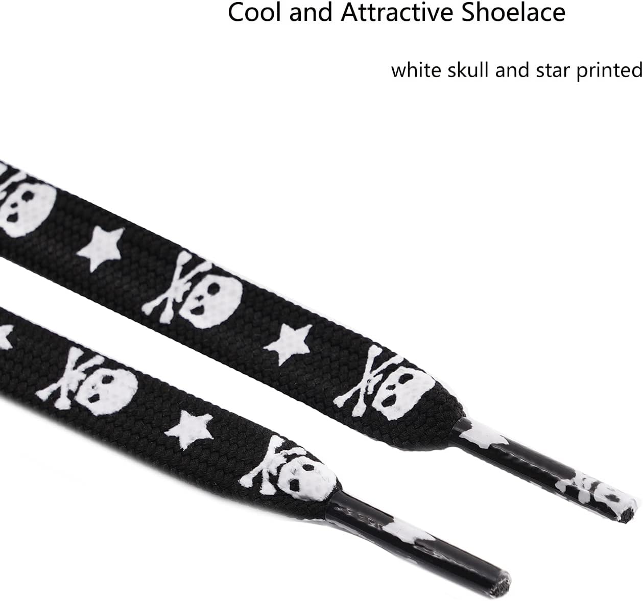 Xiazw 47" Cool Flat Women Men Shoelace Shoe Laces String,2 Pair Pack