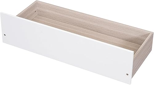 Miniatura 86 de RUNNA Marco de cama de madera de tamaño matrimonial con valla, para niños, adolescentes, niñas, niños, (Natural-Thinck 4col) Natural-Thinck