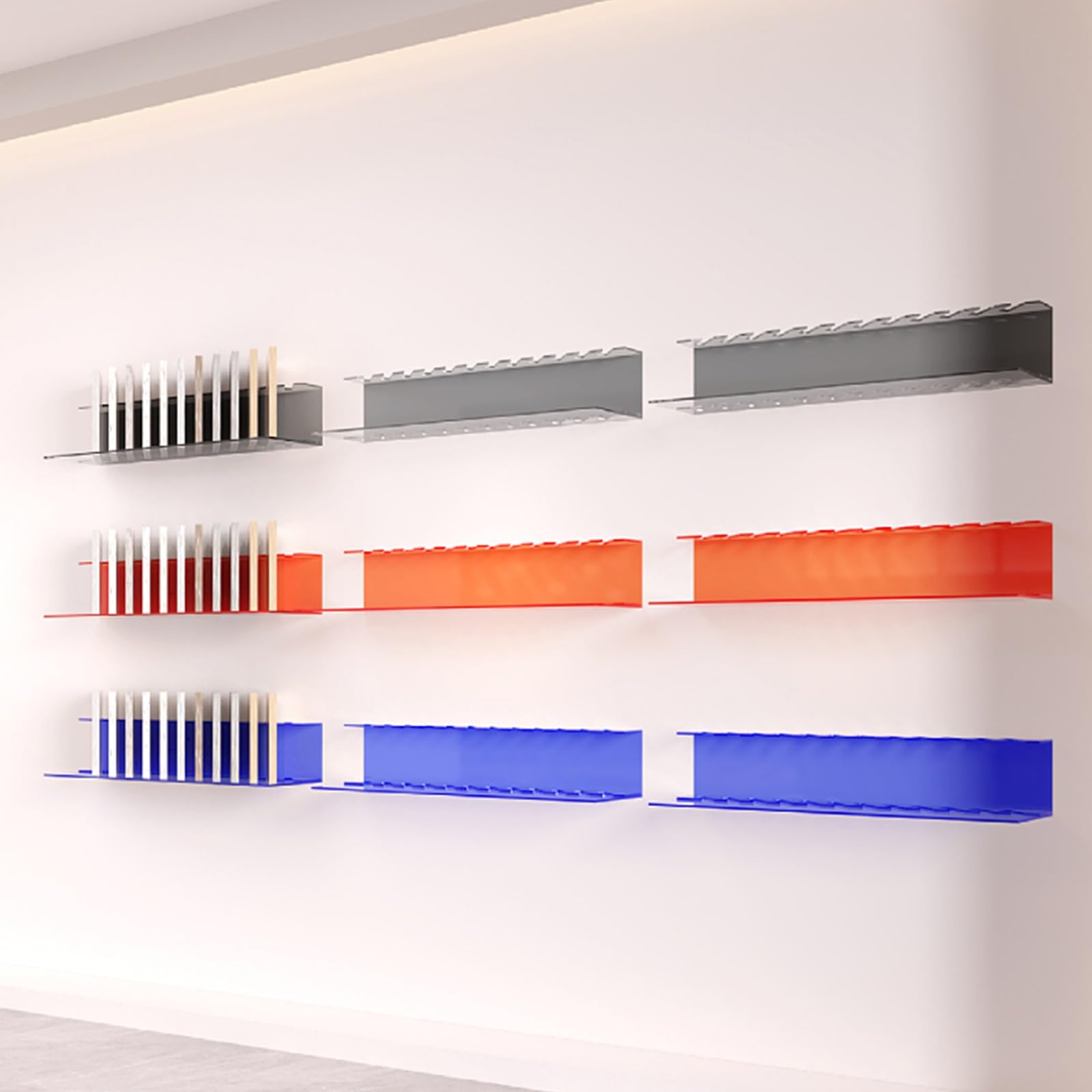 Präsentationsständer für Keramikfliesen, Acryl-Metall-Keramikfliesen-Präsentationsständer – Tischmusterständer, großer Bodenständer aus Holz, Verkaufsdisplay für Marmorplatten, platzsparende