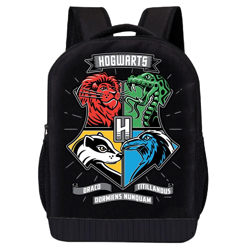 Harry Potter Backpack for School | Kids Travel Backpack School Backpack | Kids Backpack for Boys, Girls, Toddlers Unisex (Hogwarts Houses)