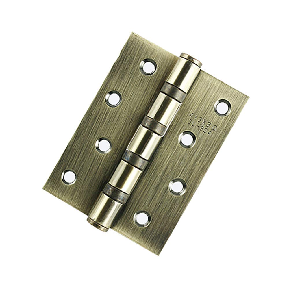 hinges,door hinges internal, 4 PCS of 4x3 Inch SilentFolding Butt Hinge Metal Door Hinge With 32 Screws for Internal & External Doors (Color : Gold, Size : 4Pcs) ( Color : Blue Brass , Size : 4 pcs )