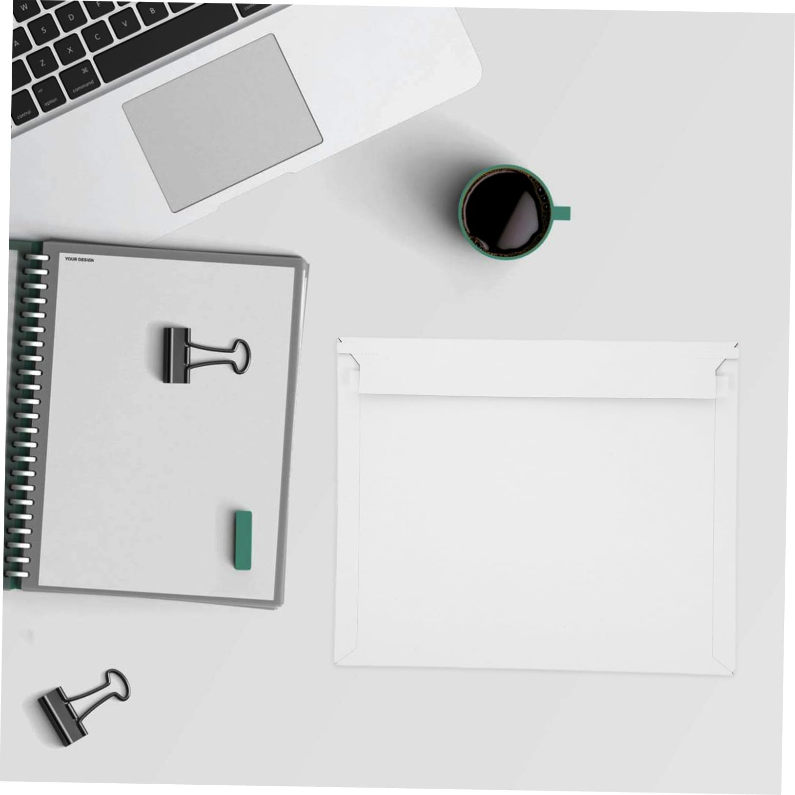 OSALADI 20pezzi Buste Per Spedizioni Postali Autosigillanti in Cartone Bianco Impermeabili e Resistenti Per Documenti Fotografici Certificati e Piccoli Oggetti