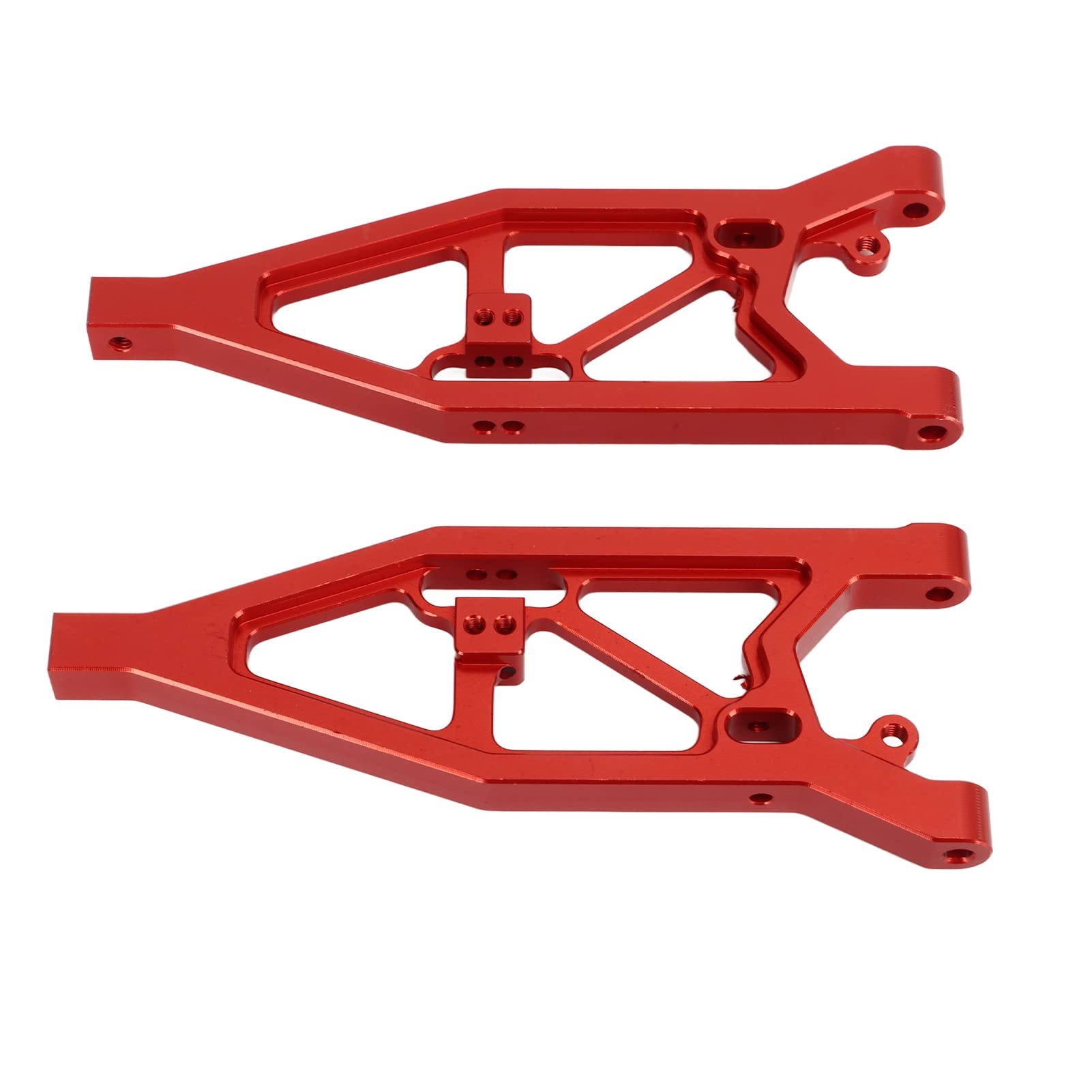 Przednie górne ramię wahadłowe samochodu RC Części zamienne ze stopu aluminium do samochodów 1/7 1/8 zdalnie sterowanych Wysoka wytrzymałość Trwałe ramię zawieszenia Bezpośrednie (Czerwony)