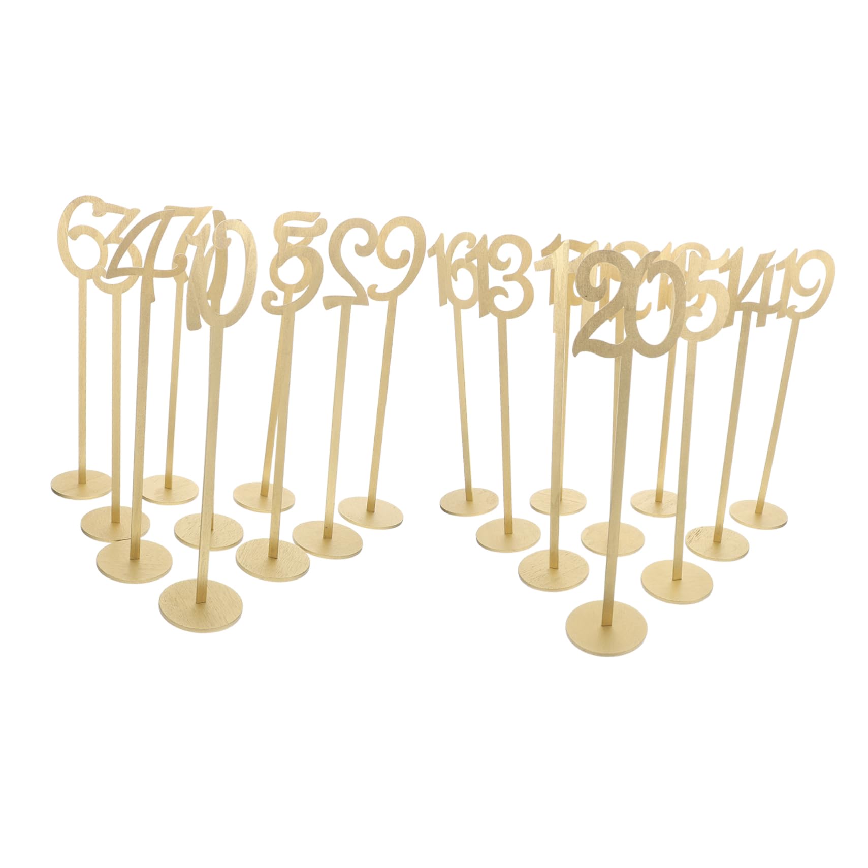 BESTYASH 20 De Mesa De Madera Con Soporte, Del 1, Centros De Mesa Para Bodas, Cumpleaños, Fiestas, Restaurantes, De Asientos,