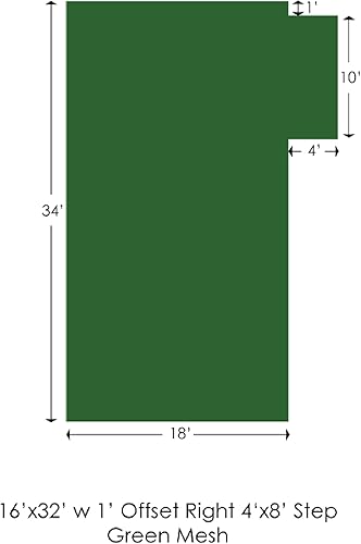 Vista 230 de WaterWarden Cubierta de seguridad sólida para alberca enterrada, cumple F1346 de la ASTM según UL, triple costura, con accesorios, 16 x 40 pies