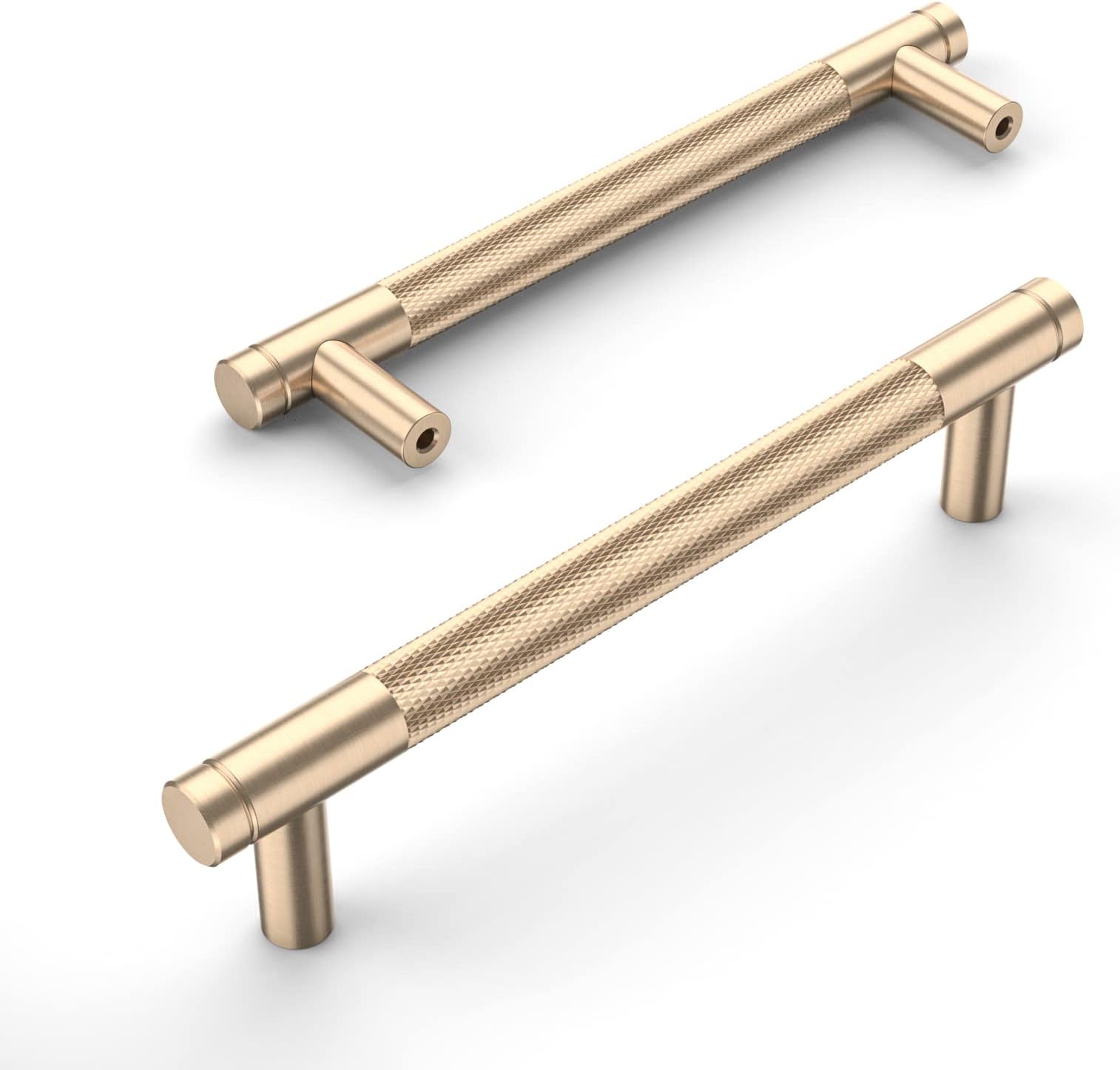 Emtek Select Knurled Pull with Satin Brass (US4