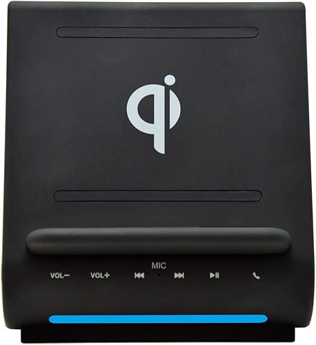 Miniatura 9 de Azpen DockAll D108-10W - Base de carga inalámbrica rápida con altavoces Bluetooth compatible con iPhone 11 PRO MAX, 11 PRO, 11, X, Max, XR, XS,