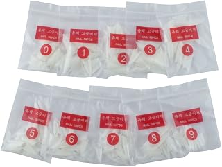 Women Lady DIY Plastic Fake False Fingernail Nail Art Tips Ornament 500 in 1 White (id: 8c2 b6d ba1 5d6 ffa