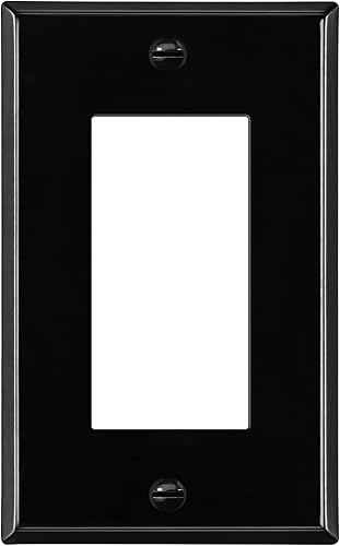 Miniatura 21 de ENERLITES Placa de Pared Metálica para Interruptor Decorativo, Tapa de Tomacorriente, Resistente a la Corrosión, Tamaño Estándar 1-Gang 4.50" x