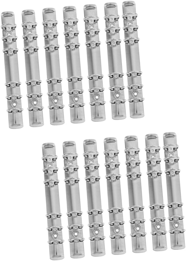 14 Pcs Binder Binding Combs Stationery Supplies Decorative Book Clips Office Accessories Binding Spine Combs DIY Notebook Accessories